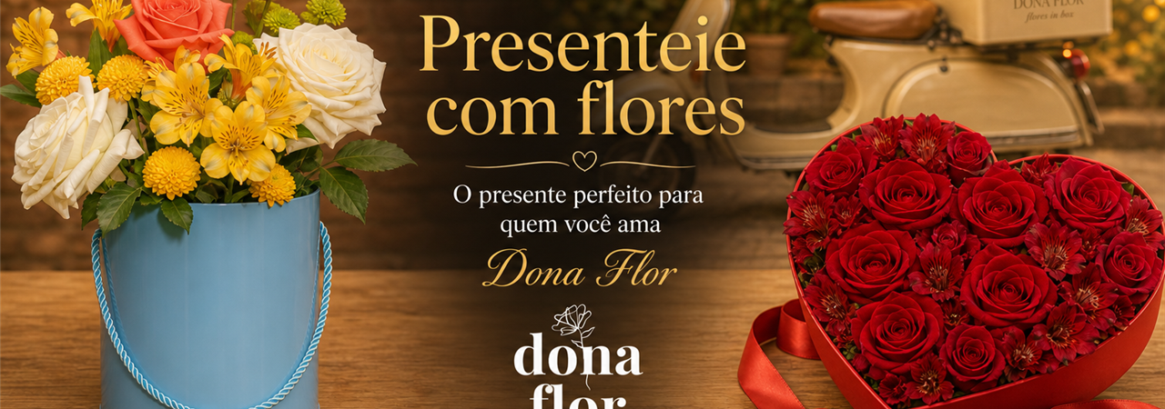 Flores frescas na sua porta